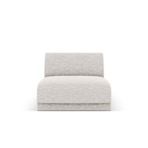Micadoni Module Miley chenille lichtgrijs – 90x75x70cm