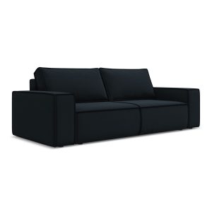 LaMiaSofa 3-zits slaapbank Livorno – velours – koningsblauw – 255x105x LaMiaSofa 3-zits slaapbank Livorno – velours – koningsblauw – 255x105x