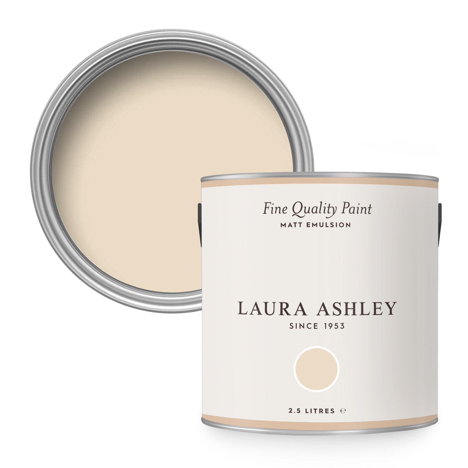 Laura Ashley Muurverf Mat Pale Linen 2,5 liter