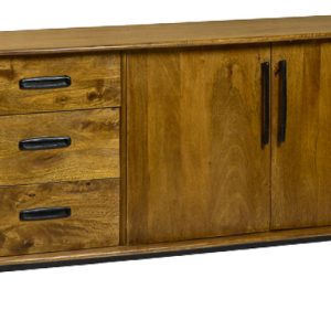 Livingfurn dressoir Elias – 152cm – mangohout Livingfurn dressoir Elias – 152cm – mangohout