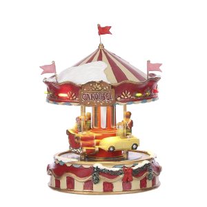 LuVille Kerstdorp Miniatuur Kleine Draaimolen – L13 x B13 x H18 cm LuVille Kerstdorp Miniatuur Kleine Draaimolen – L13 x B13 x H18 cm