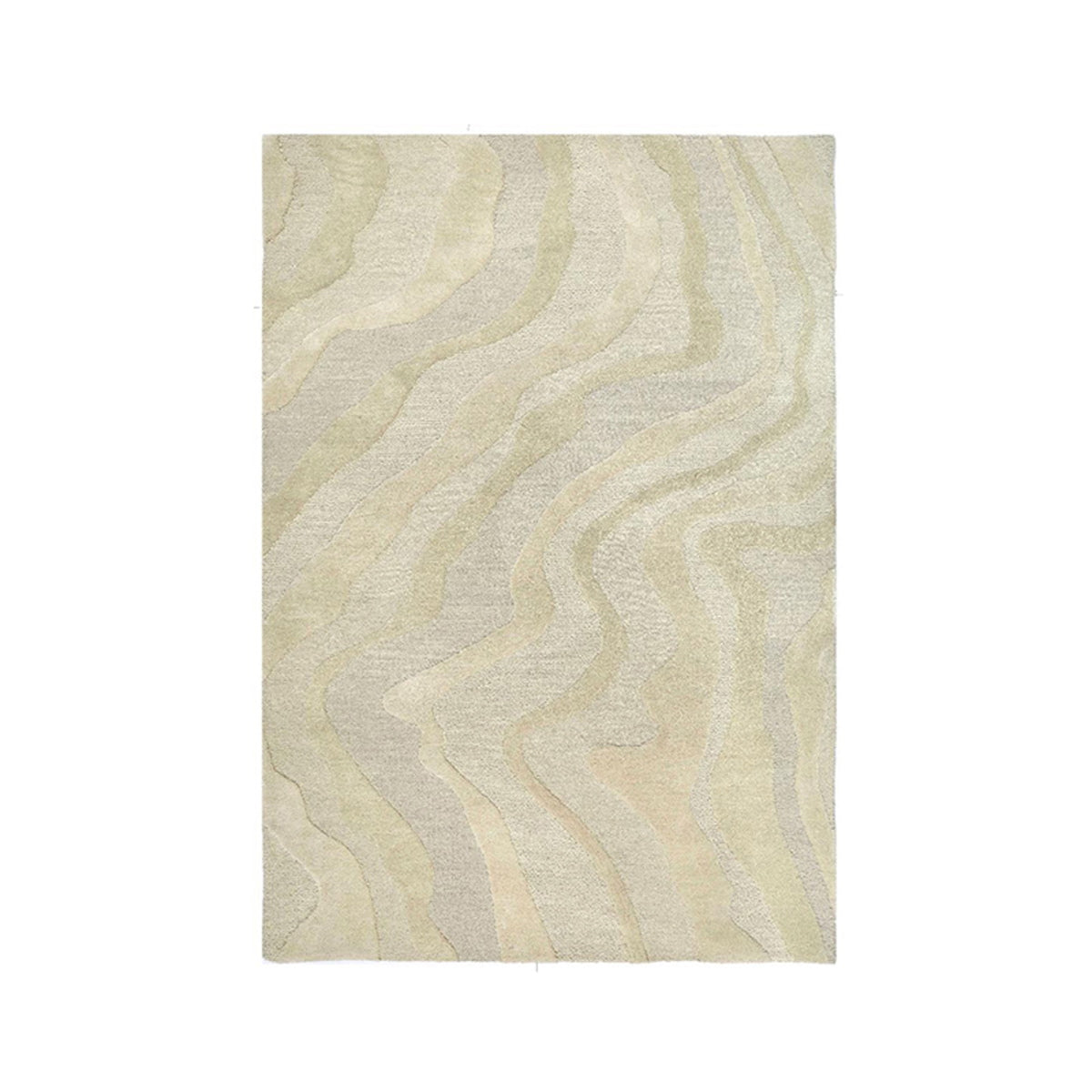 LABEL51 Vloerkleed Mosa - Zand Wol - 160x230x2cm