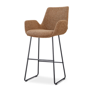Nolon Nino-Eef barkruk bruin blend – zwart onderstel – 75 cm Nolon Nino-Eef barkruk bruin blend – zwart onderstel – 75 cm