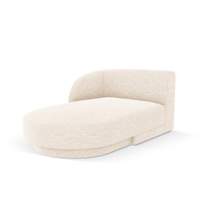 Micadoni linker meridiaan Miley chenille, lichtbeige – 156x90x70cm Micadoni linker meridiaan Miley chenille, lichtbeige – 156x90x70cm
