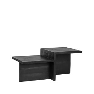 LABEL51 Salontafel Skip – Zwart Mangohout – 90x50x40cm LABEL51 Salontafel Skip – Zwart Mangohout – 90x50x40cm