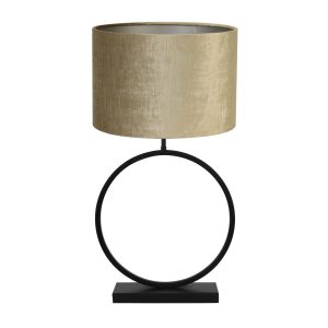 Light & Living tafellamp Liva/Gemstone – zwart, brons – Ø40cm Light & Living tafellamp Liva/Gemstone – zwart, brons – Ø40cm