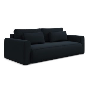 LaMiaSofa 3-zits slaapbank Perugia – velours – koningsblauw – 238x105x LaMiaSofa 3-zits slaapbank Perugia – velours – koningsblauw – 238x105x