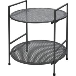 Ambiance Bijzettafel Antraciet – Ø45 cm