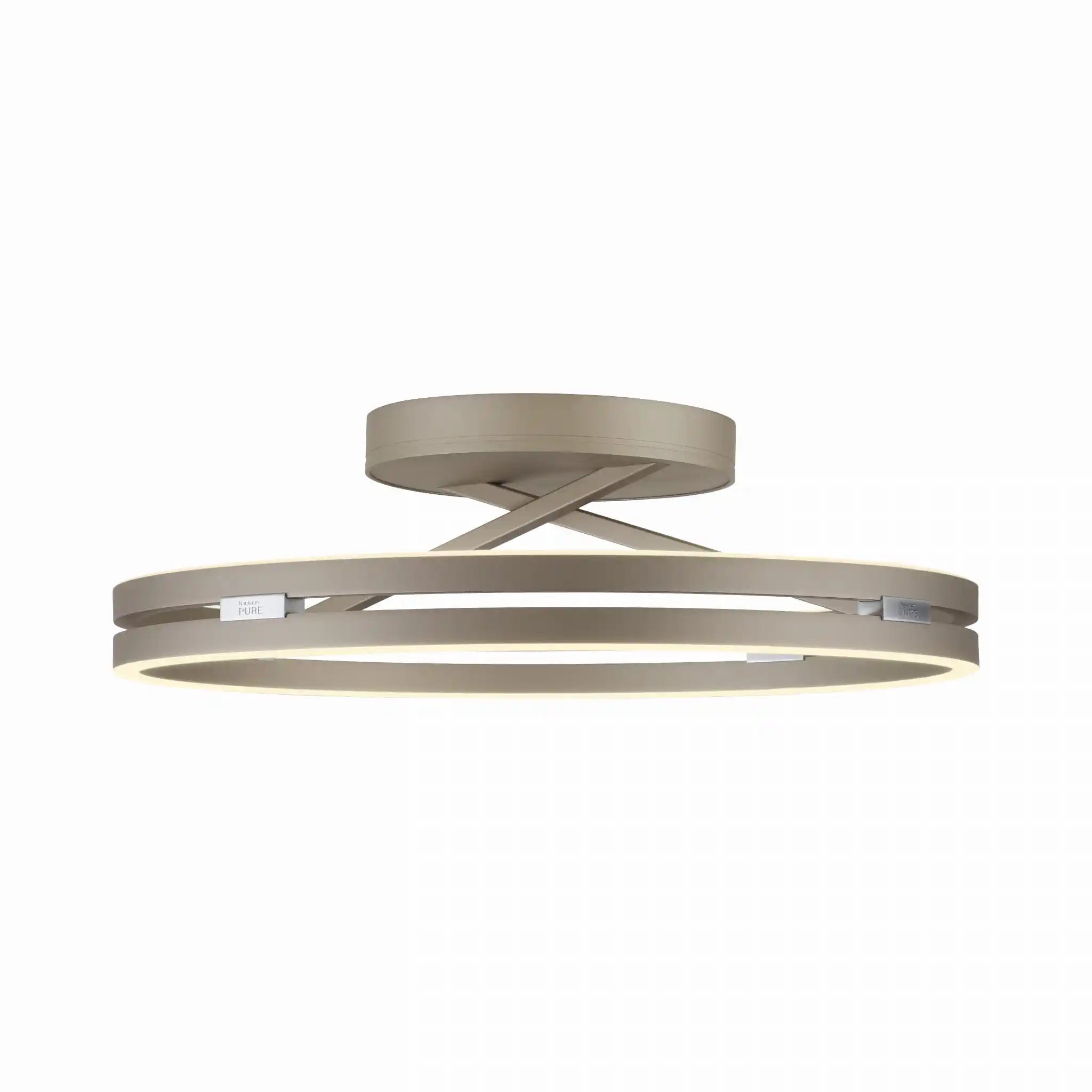 Neuhaus PURE plafondlamp Loop - 2 lichts - 60 x 17.8 cm - champagne