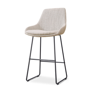 Nolon Nino-Isa Barkruk Beige Gemêleerd – Stof – Zwart Onderstel – 75 c Nolon Nino-Isa Barkruk Beige Gemêleerd – Stof – Zwart Onderstel – 75 c