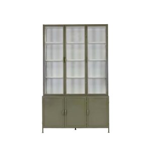 New Routz Vitrinekast Detroit Large Olijf groen New Routz Vitrinekast Detroit Large Olijf groen