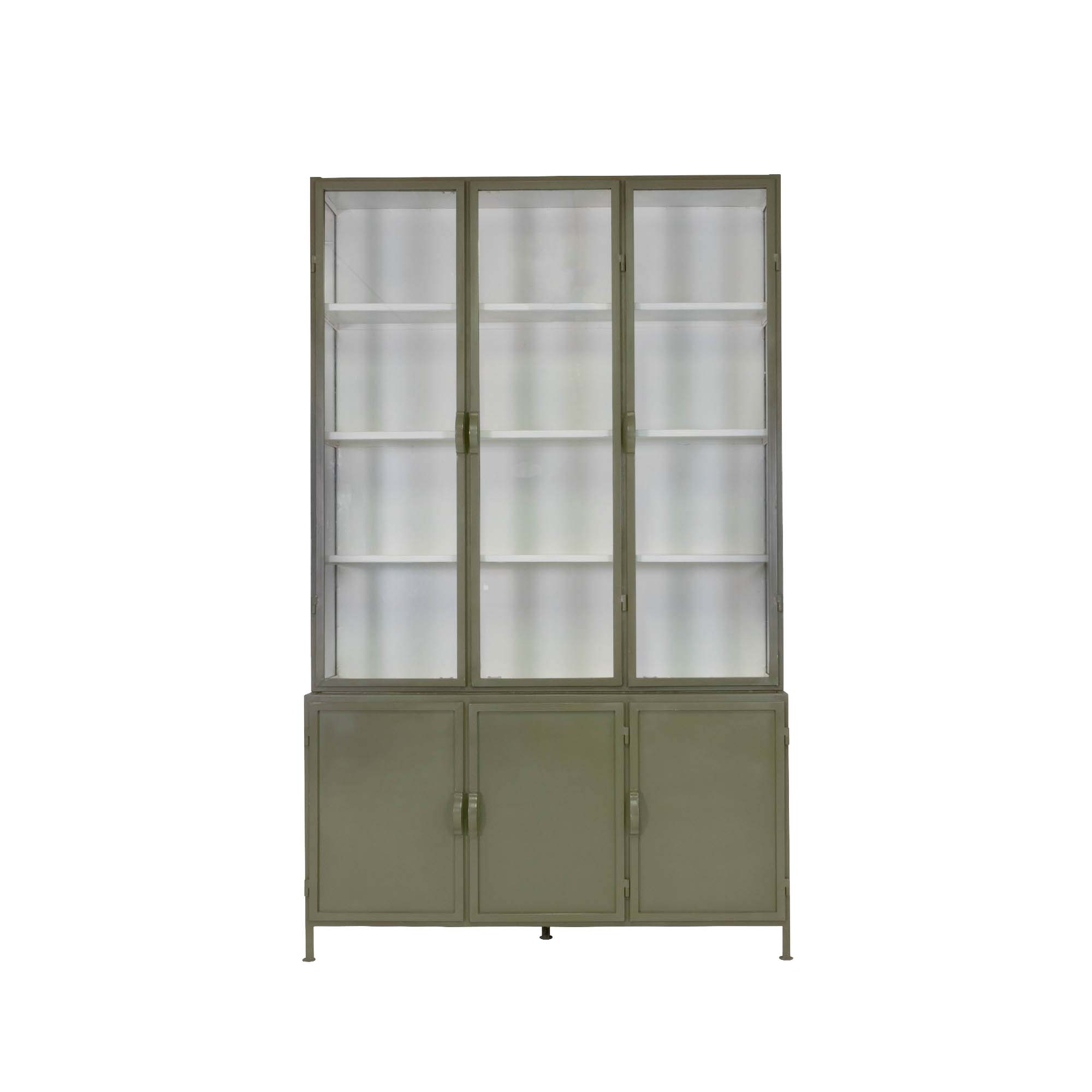 New Routz Vitrinekast Detroit Large Olijf groen