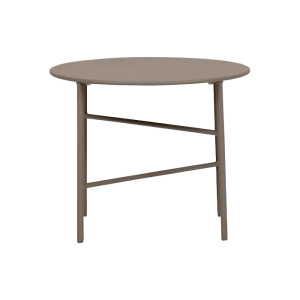 Lisomme Mila metalen tuin salontafel taupe – Ø50 cm Lisomme Mila metalen tuin salontafel taupe – Ø50 cm