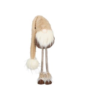 Mica Decorations Kerstdecoratie Gnoom – L19 x B16 x H54 – Bruin Mica Decorations Kerstdecoratie Gnoom – L19 x B16 x H54 – Bruin