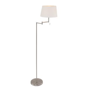 Mexlite vloerlamp bella – 1 lichts – 45x 154 cm – mat chroom Mexlite vloerlamp bella – 1 lichts – 45x 154 cm – mat chroom