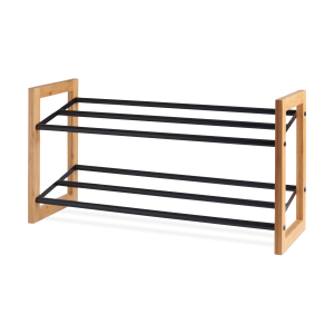 Lisomme Sten houten schoenenrek bamboe – 65.5 x 23 cm Lisomme Sten houten schoenenrek bamboe – 65.5 x 23 cm