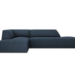 Micadoni linker hoekbank Ruby 4-zits, structurele stof, marineblauw – Micadoni linker hoekbank Ruby 4-zits, structurele stof, marineblauw –