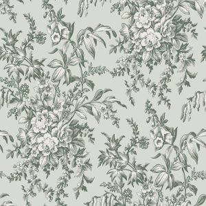 Laura Ashley Vliesbehang – Picardie Sage – 10mx52cm Laura Ashley Vliesbehang – Picardie Sage – 10mx52cm