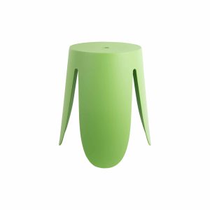 Leitmotiv poef Stool Ravish – groen – Ø43cm Leitmotiv poef Stool Ravish – groen – Ø43cm