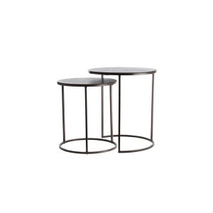 Light & Living bijzettafel TALCA – bruin – Ø49cm