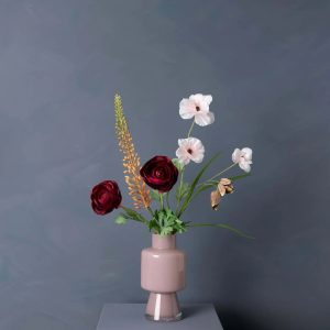 Madame Fleurie Pomeline Petits – Luxe Zijden bloemen Mini Boeket – Sti