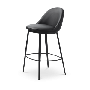 Olivine Lou barkruk kunstleer zwart – 68 cm Olivine Lou barkruk kunstleer zwart – 68 cm