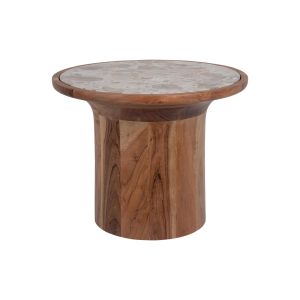 Leitmotiv bijzettafel Tubo – bruin – Ø45cm Leitmotiv bijzettafel Tubo – bruin – Ø45cm