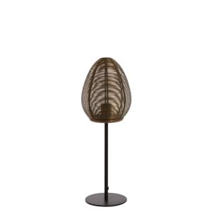 Light & Living tafellamp Yaelle – brons – Ø18cm Light & Living tafellamp Yaelle – brons – Ø18cm
