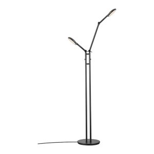Nordlux Bend Vloerlamp – 2-lichts LED – 2700K – Zwart Nordlux Bend Vloerlamp – 2-lichts LED – 2700K – Zwart