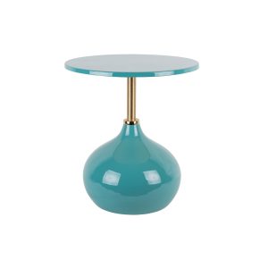 Leitmotiv bijzettafel Kensi – blauw – Ø46cm Leitmotiv bijzettafel Kensi – blauw – Ø46cm