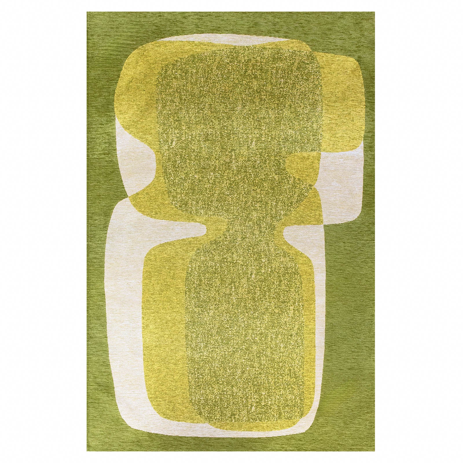 Lola&Moi vloerkleed Grass - groen - 240x340cm