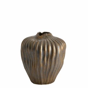 Light & Living vaas Vechhia – brons – Ø30cm Light & Living vaas Vechhia – brons – Ø30cm