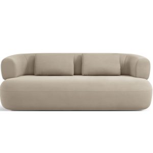 Micadoni Bank Jenny 2-zits, flueel beige – 90x178x73cm Micadoni Bank Jenny 2-zits, flueel beige – 90x178x73cm