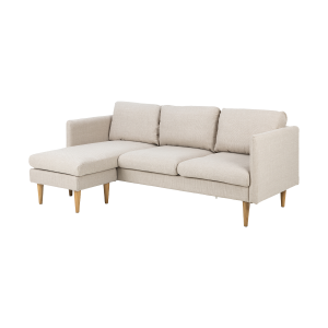 Lisomme Jelle 2-zits Hoekbank met Verstelbare Chaise Longue – Beige Lisomme Jelle 2-zits Hoekbank met Verstelbare Chaise Longue – Beige