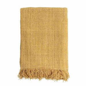 Originalhome plaid geel – 200×130 cm Originalhome plaid geel – 200×130 cm