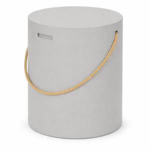 Lisomme Storm Rond Betonlook Krukje Ø37 x 40 cm – Grijs Lisomme Storm Rond Betonlook Krukje Ø37 x 40 cm – Grijs