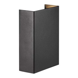 Nordlux Fold Wandlamp Buiten M – 2-lichts LED – 3000K – IP54- Zwart Nordlux Fold Wandlamp Buiten M – 2-lichts LED – 3000K – IP54- Zwart