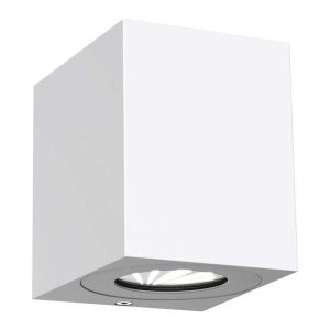 Nordlux Canto Wandlamp Buiten – 2-lichts LED – 2700K – IP44 – Wit Nordlux Canto Wandlamp Buiten – 2-lichts LED – 2700K – IP44 – Wit