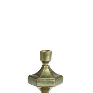 Light & Living kandelaar WAMBIRI – 10x9x17cm – groen Light & Living kandelaar WAMBIRI – 10x9x17cm – groen