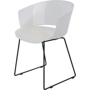 Lesli Living bistrostoel Orly – wit – 58,5×45,5∕53x79cm – set van 4 Lesli Living bistrostoel Orly – wit – 58,5×45,5∕53x79cm – set van 4