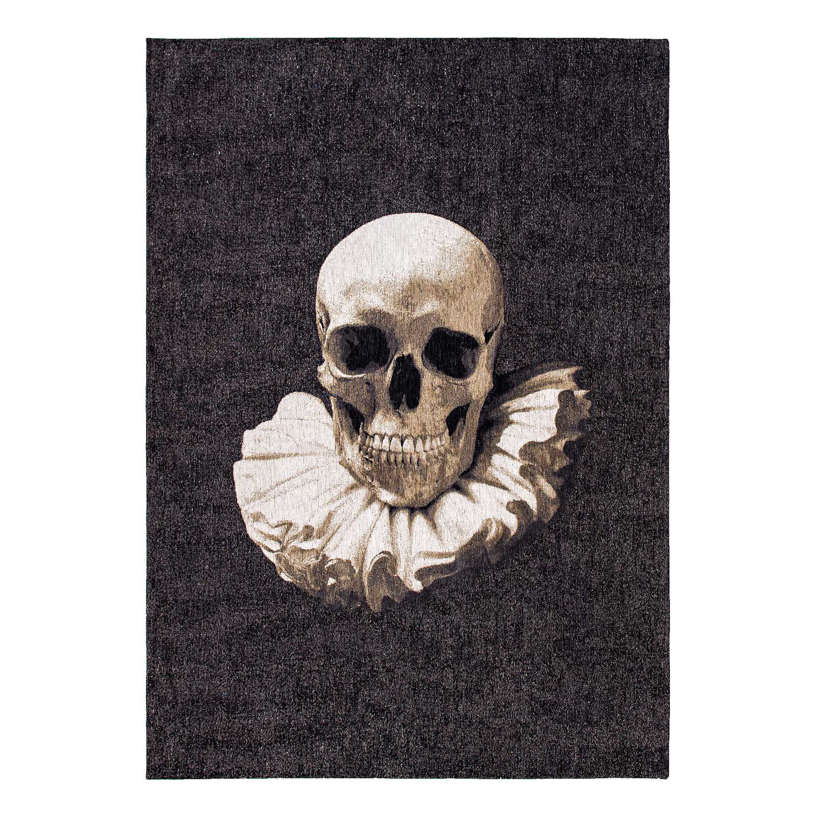 Louis De Poortere vloerkleed Funny Bones - zwart - 200x280cm