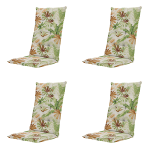 Madison tuinstoelkussen hoge rug Axel – multikleur – 123x50x5cm – set Madison tuinstoelkussen hoge rug Axel – multikleur – 123x50x5cm – set