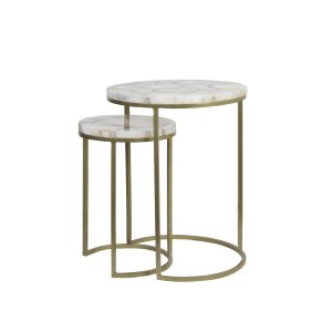 Light & Living bijzettafel AXAT – brons – Ø41cm Light & Living bijzettafel AXAT – brons – Ø41cm