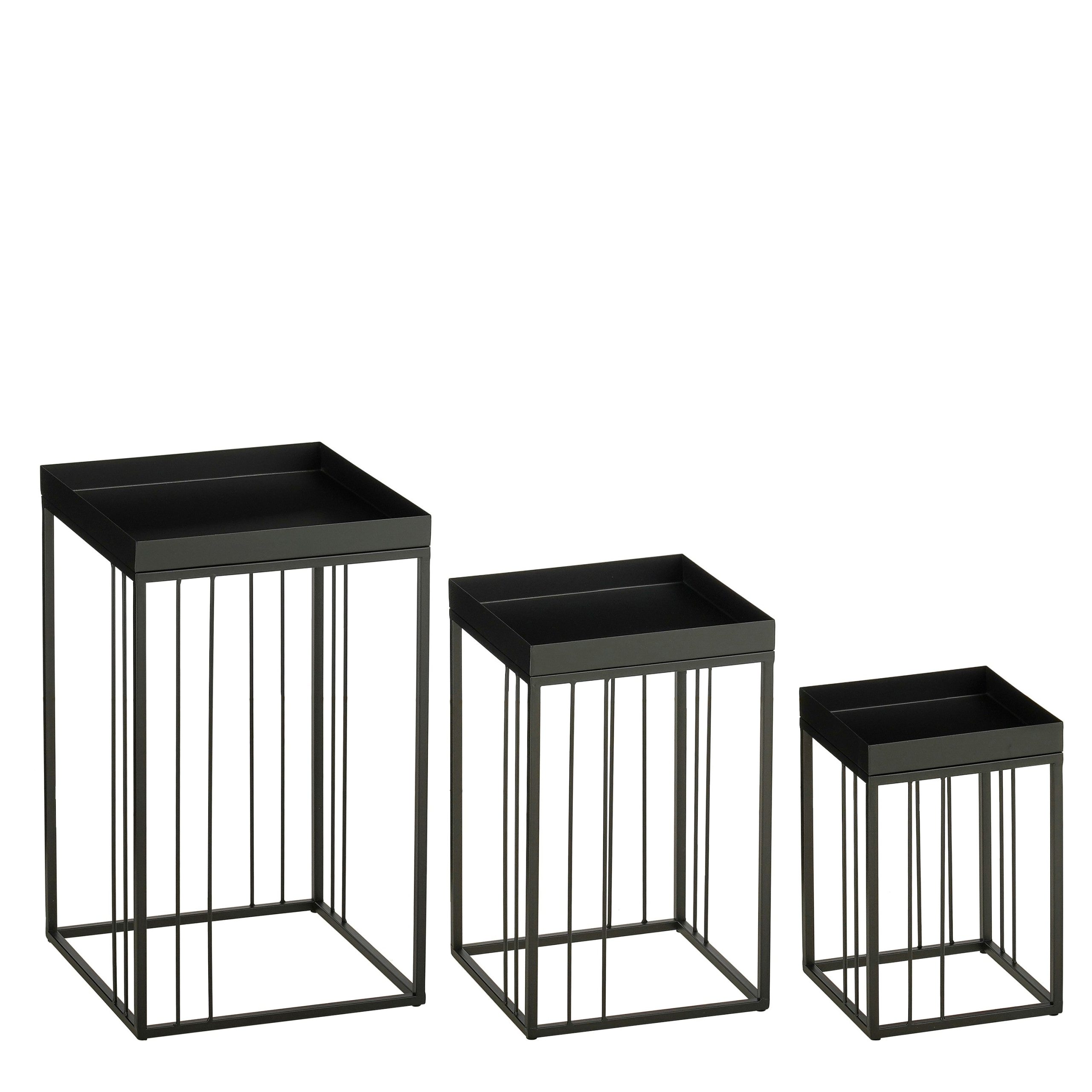 Mica Decorations Beth Bijzettafel – Set van 3 – Bijzettafels Woonkamer