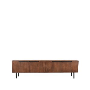 LABEL51 Tv-meubel Rio – Donkerbruin Mangohout – 220x40x60cm LABEL51 Tv-meubel Rio – Donkerbruin Mangohout – 220x40x60cm