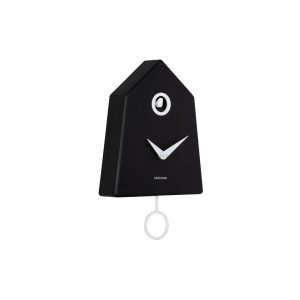Karlsson wandklok Grafico Cuckoo – zwart – 7.4×21.5×35.5cm