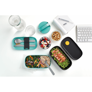 Lékué Lunchbox To Go Set, met Bestek Lékué Lunchbox To Go Set, met Bestek
