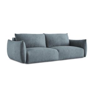 LaMiaSofa 3-zits slaapbank Savona – chenille stof – jeans – 230x105x90