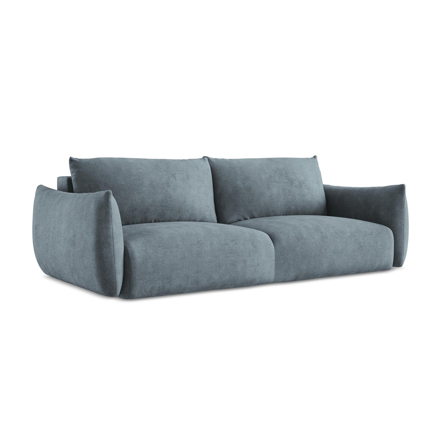 LaMiaSofa 3-zits slaapbank Savona - chenille stof - jeans - 230x105x90