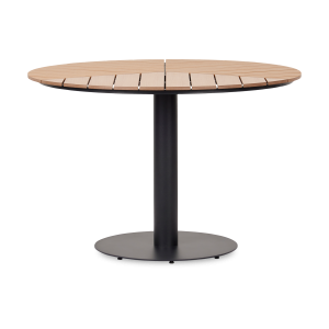 Lisomme Bente ronde tuintafel bruin – Ø 113 cm Lisomme Bente ronde tuintafel bruin – Ø 113 cm